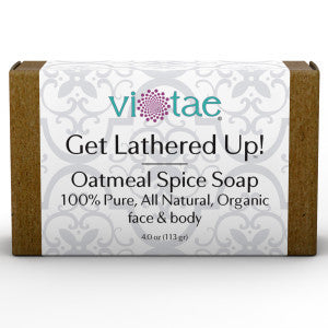 Enjoy A Unique Cleansing Experience While Also Reviving & Rejuvenating Your Skin With Pure, Organic Oatmeal Spice Soap